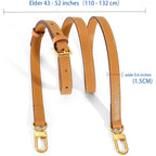Vachetta Leather Replacement Adjustable Shoulder Strap For L V Handbag Replacement Bag Strap