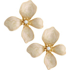 OJERRY Elegant Pastel Flower Stud Earrings for Women, Floral Earrings Jewelry Accessories Romantic Cool Gifts for Her Women in Their 20s 30s
