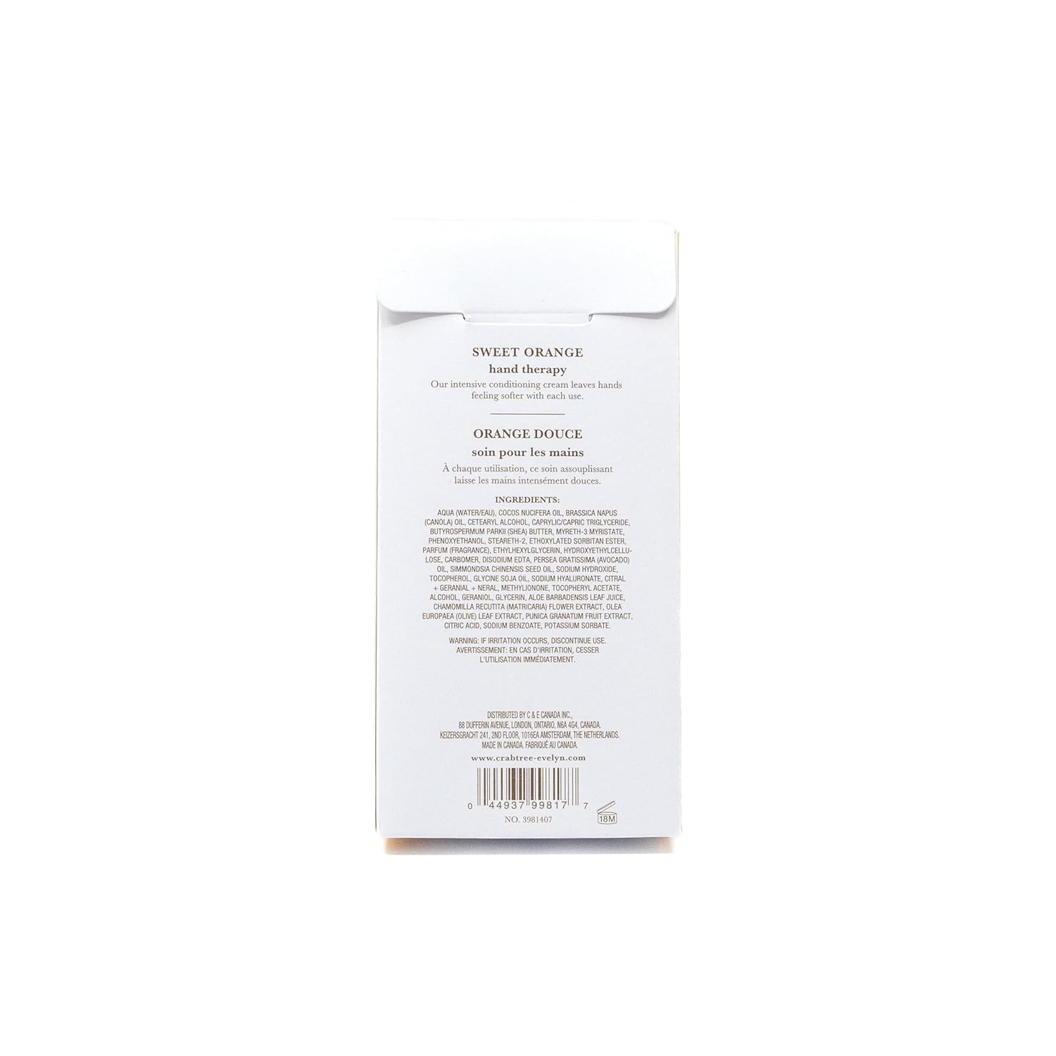 Crabtree & Evelyn Sweet Orange Hand Therapy – 3.5 fl oz/ 100ml