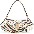 Ganni Women'S Kat Zebra Shoulder Bag