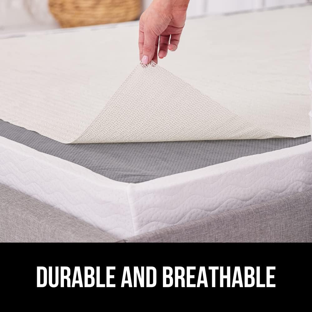 Gorilla Grip Non Slip Mattress Gripper, 36X78 Twin Xl, Prevents Mattresses From Sliding And Holds Topper In Place, Pads Grip Cushions And Helps Keep Toppers From Slipping, Easy Trim Pad