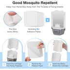 Forhimn Fly Trap Indoor, 2 Plug-In Fly Catchers With 6 Glue Card Refills, Fruit Fly & Gnat Trap For Home, Sticky Light Catcher For Flying Insects, Gnats & Moths, Clean & Quiet Indoor Plug-In Device