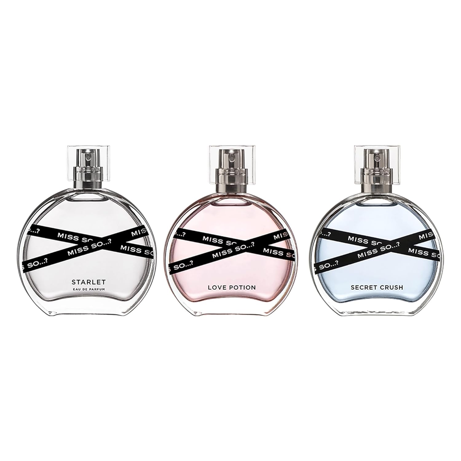 So...? Miss So Set - Perfumes for Women with Floral, Fruity and Vanilla Perfume Notes - 800 Sprays - Gifts for Women - 3 pcs Gift Set