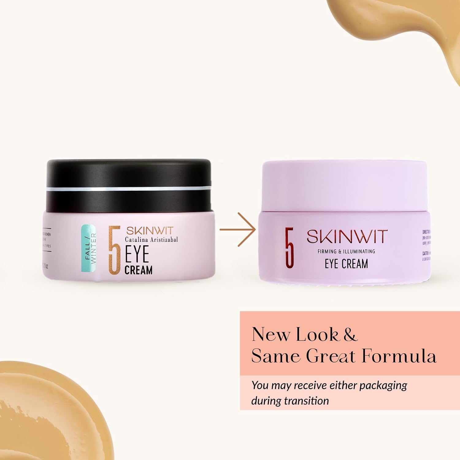 Skinwit Under Eye Cream For Dark Circles & Puffiness With Egf Hyaluronic Acid Peptides & Caffeine – Retinol Eye Cream For Lines & Wrinkles - 0.67 Oz Made In Usa