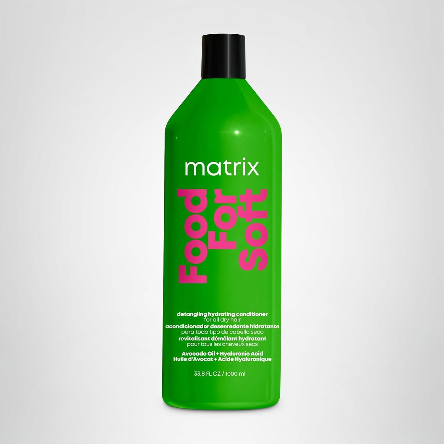Matrix Food For Soft Hydrating Conditioner For Dry And Brittle Hair - Moisturizes, Softens & Smooths, With Avocado Oil & Hyaluronic Acid, Vegan, For All Hair Types