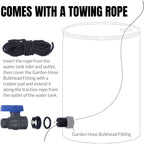 Pvc Rain Barrel Spigot Kit 2 Pack 3/4" Ght Bulkhead Fitting With Pvc Ball Valve Leak-Proof Tank Faucet For Rain Barrel, Water Tank & Container Drain