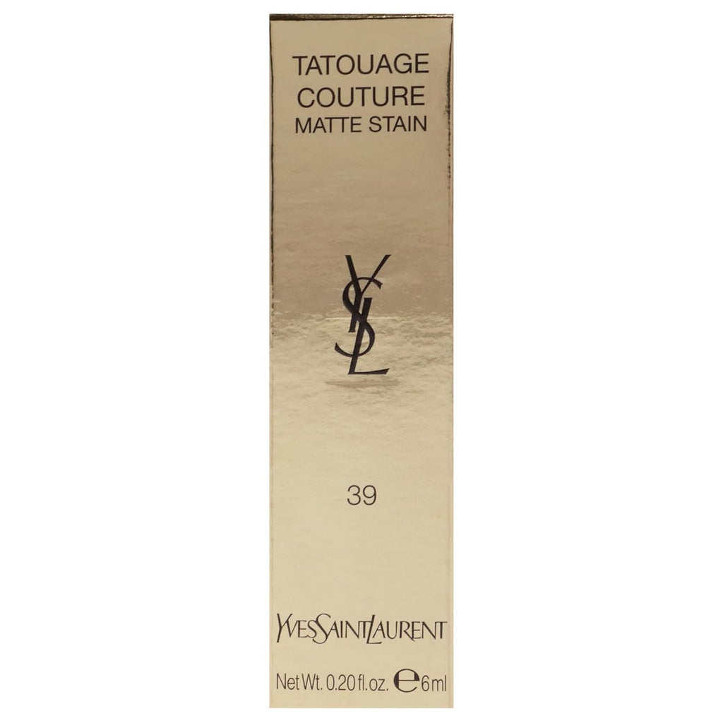 Tatouage Couture Liquid Matte Lip Stain - 39 Rouge Tatouage By Yves Saint Laurent For Women - 0.2 Oz Lip Gloss