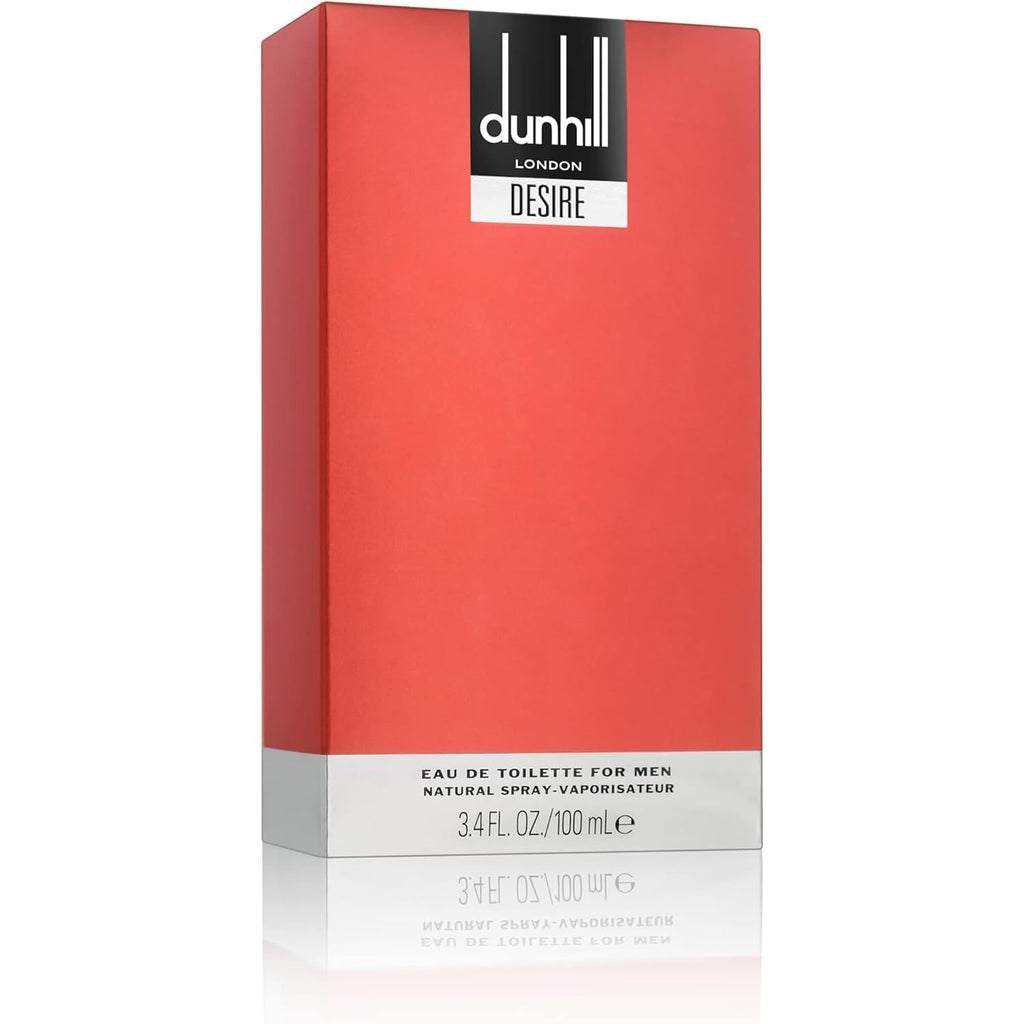 Dunhill Desire By Alfred Dunhill For Men. Eau De Toilette Spray 3.4 Ounces, Red