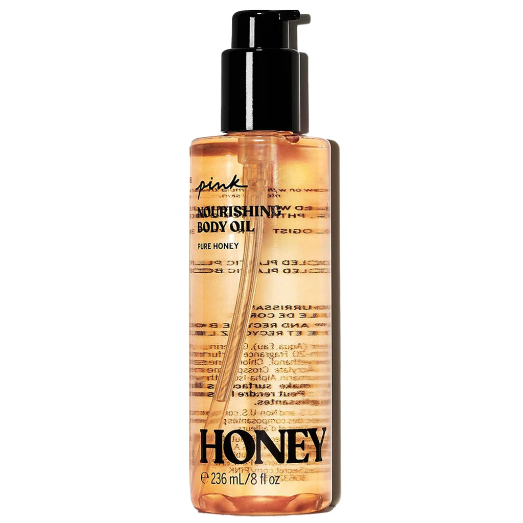 Victoria'S Secret Pink Honey Soothing Body Care Body Oil 8 Oz. (Honey)