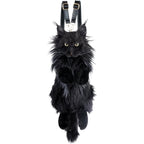 Chongker Cat Shaped Backpack - Handcrafted Stuffed Animals Plush Bag with Adjustable Shoulder, Crossbody, and Handbag Straps (MaineCoon Cat)