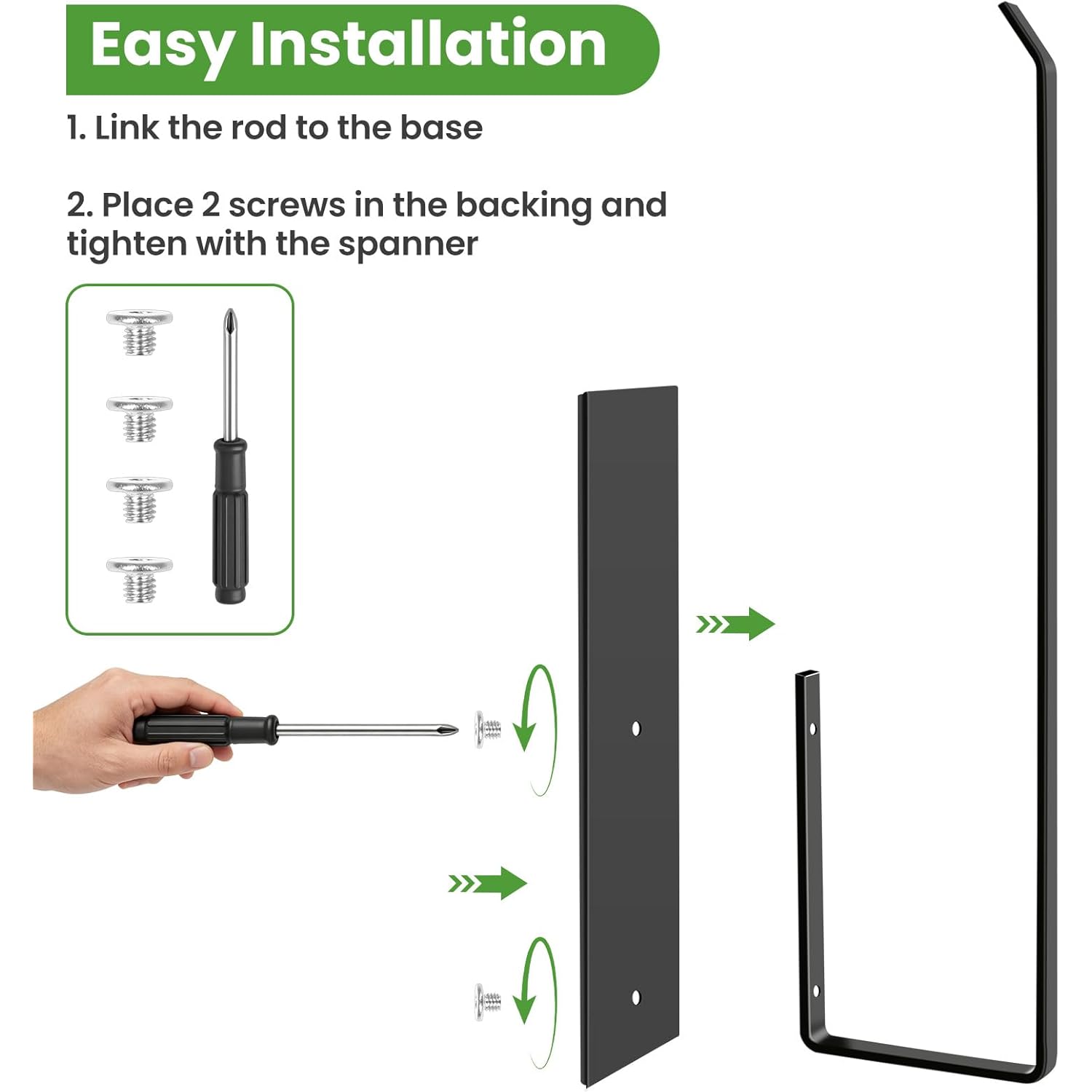 Paper Towel Holder, Magnetic Paper Towel Holder for Fridge, Toilet Paper Roll Holder Magnet Towel Rack Wall Mount Fridge Organizer for Paper Towels Rolls Bathroom Pantry RV Kitchen Storage