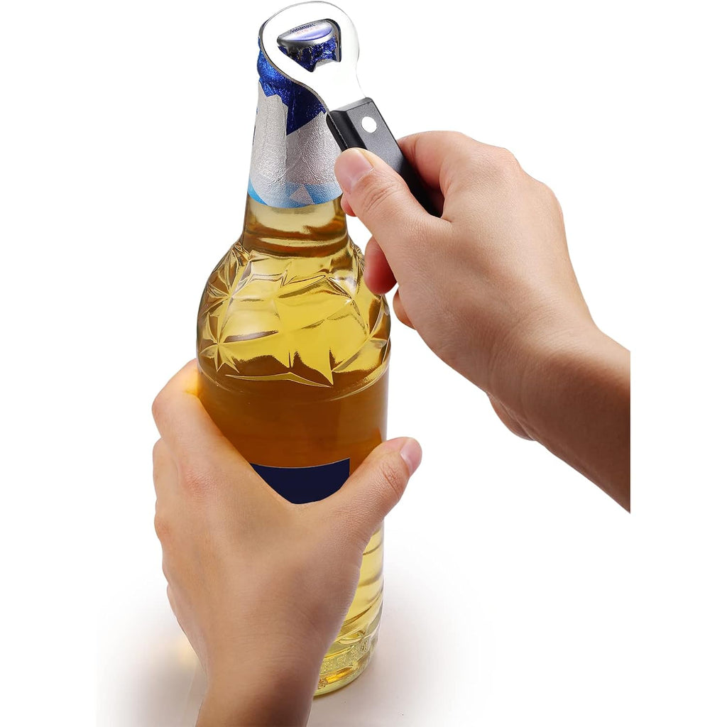 Hancelant Can Punch Bottle Opener, Manual Stainless Steel Can Opener 1 Pack
