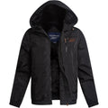 Reebok Womens Rain Coat - Midweight Wind Water Resistant Sherpa Lined Full Zip Up Womens Rain Jacket With Hood And Pockets