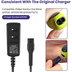 4.3V Charger Fit for Philips Norelco One Blade Old Model A00390 QP2520 QP2521 QP2522 QP2515 MG5700 MG3740 MG3720 QG3330 Electric Shaver for Phillips OneBlade Replacement Adapter Power Cord