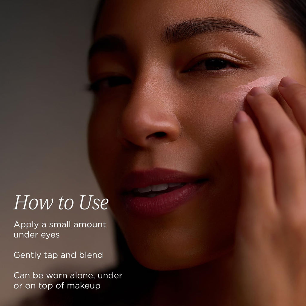 Colleen Rothschild Illuminating Tinted Eye Cream - Instant Brightening Under Anti Dark Circles Treatment With Hyaluronic Acid, Caffeine & Peptides