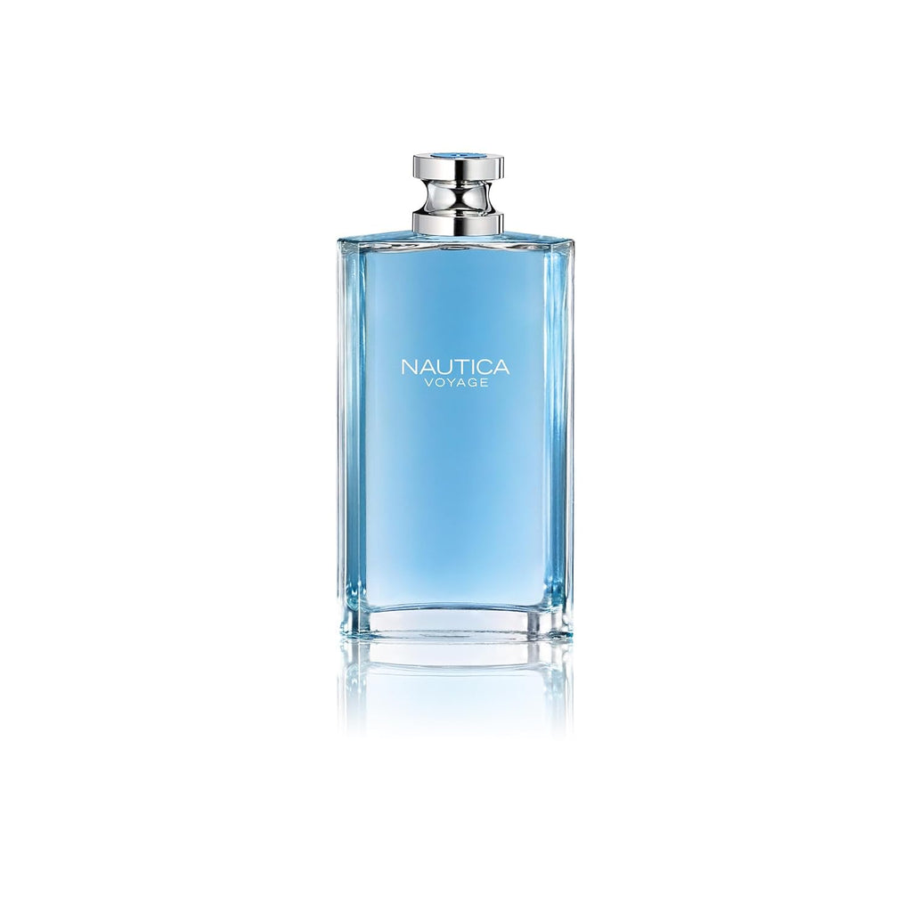Nautica Voyage Eau De Toilette, Cologne And Fragrance For Men, Fresh, Romantic, Fruity Scent Woody, Aquatic Notes Of Apple, Water Lotus, Cedarwood, And Musk Ideal Day Wear, Long Lasting 6.7Fl Oz