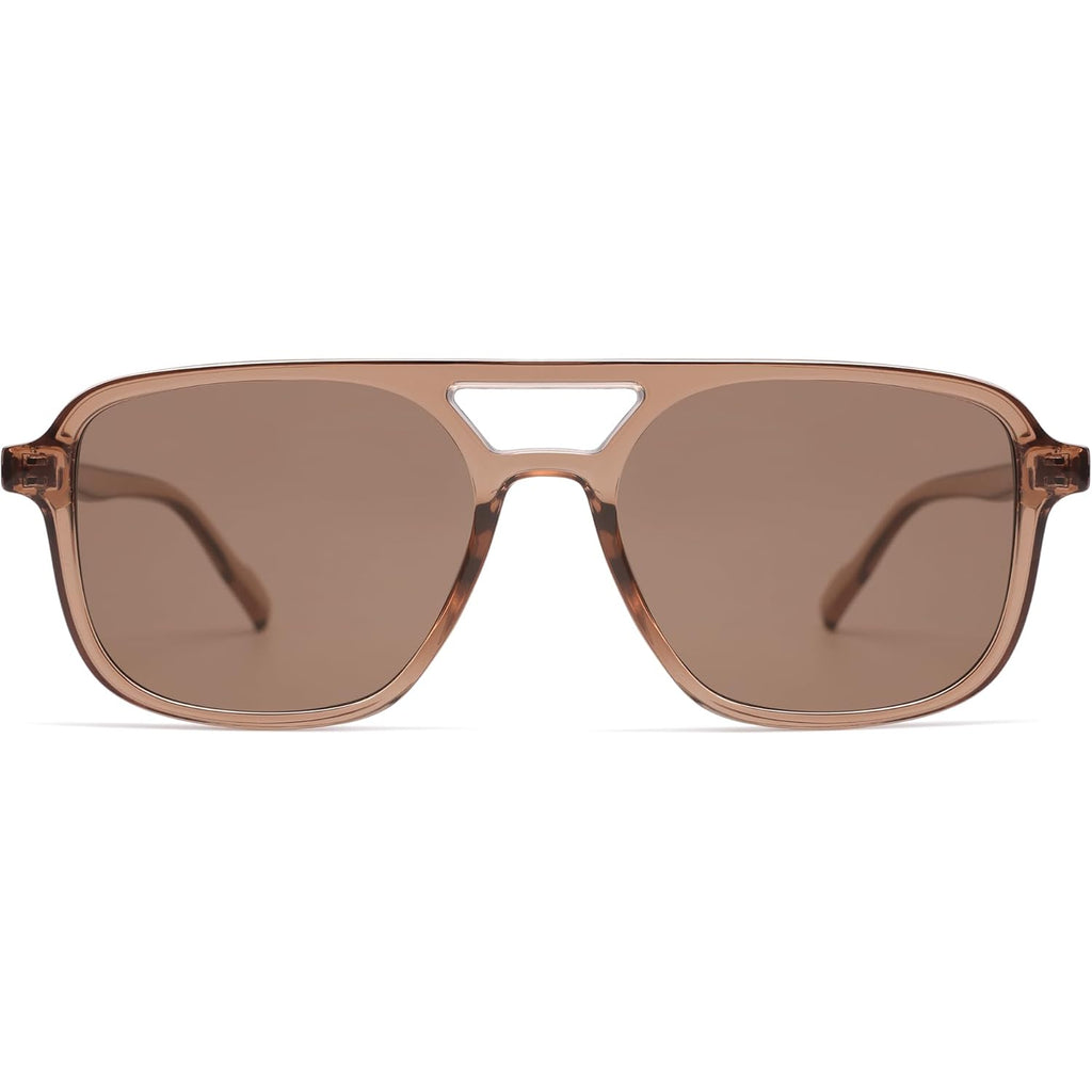 SOJOS Retro Aviator Sunglasses for Women Men,Trendy Rectangle Womens Mens Shades Sun Glasses SJ2202