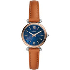 Fossil Women'S Watch And Bracelet Set, Carlie Three-Hand Stainless Steel Watch For Women And Bracelet Set