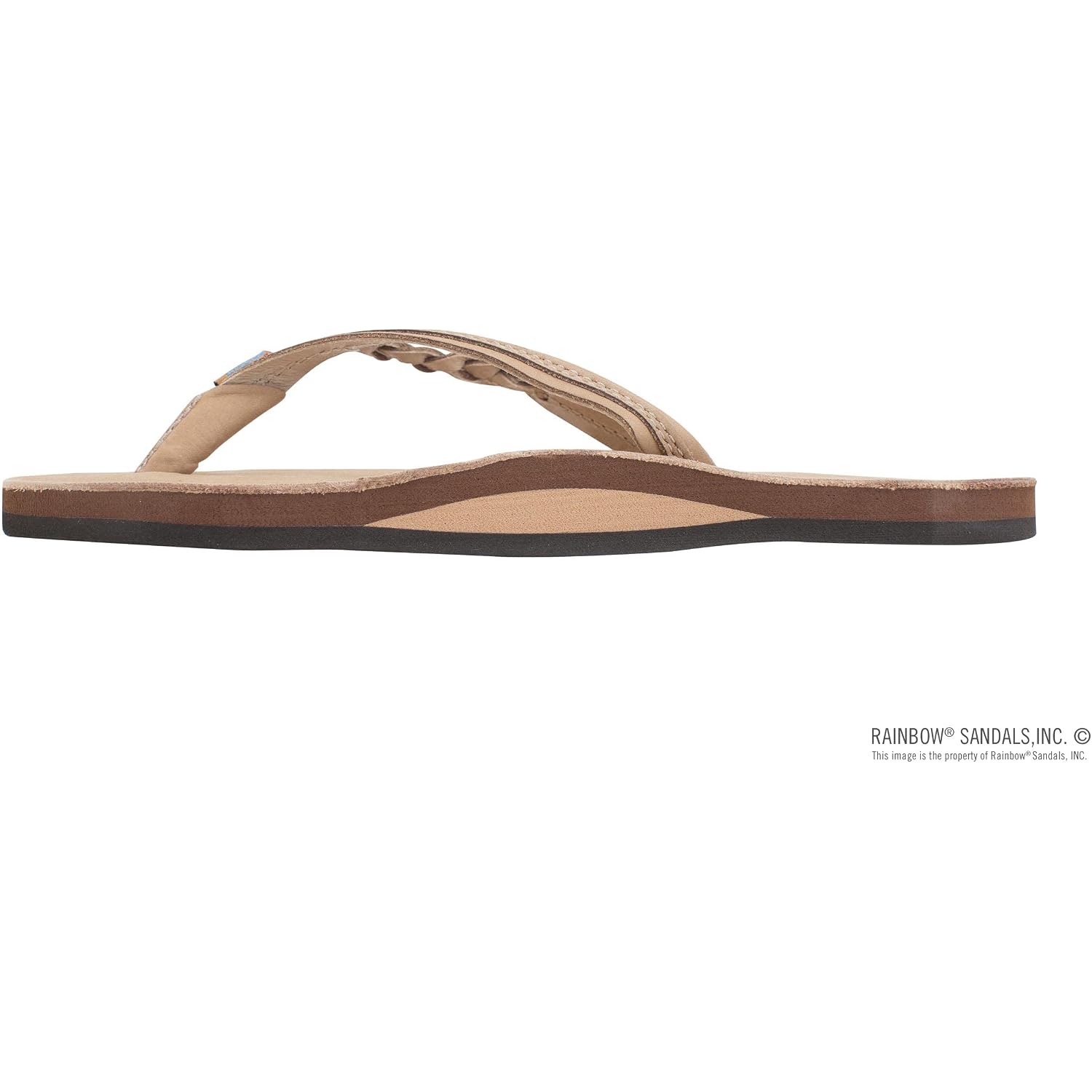 Rainbow Sandals Women’S Flirty Braidy Premier Leather W/Single Braided Strap