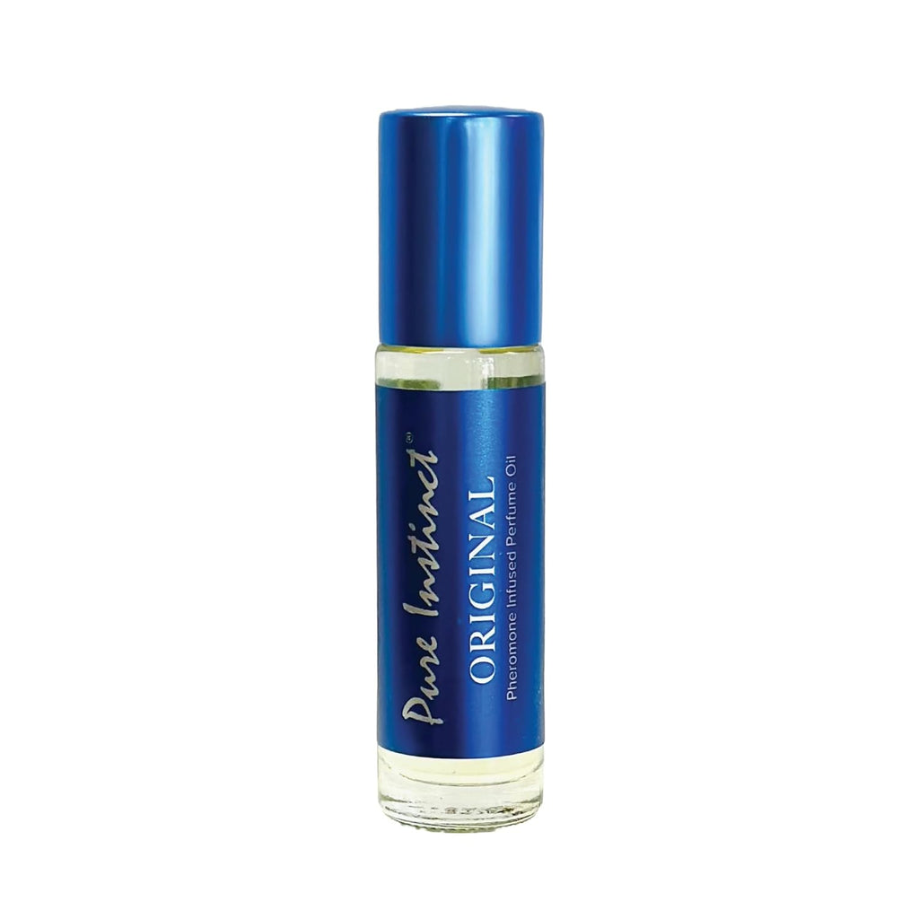 Pure Instinct Pheromone Perfume Roll-On for Women & Men — The Original Pheromone Infused Essential Oil Cologne — Long Lasting Unisex Fragrance, TSA Ready, 0.34 fl oz (10ml)