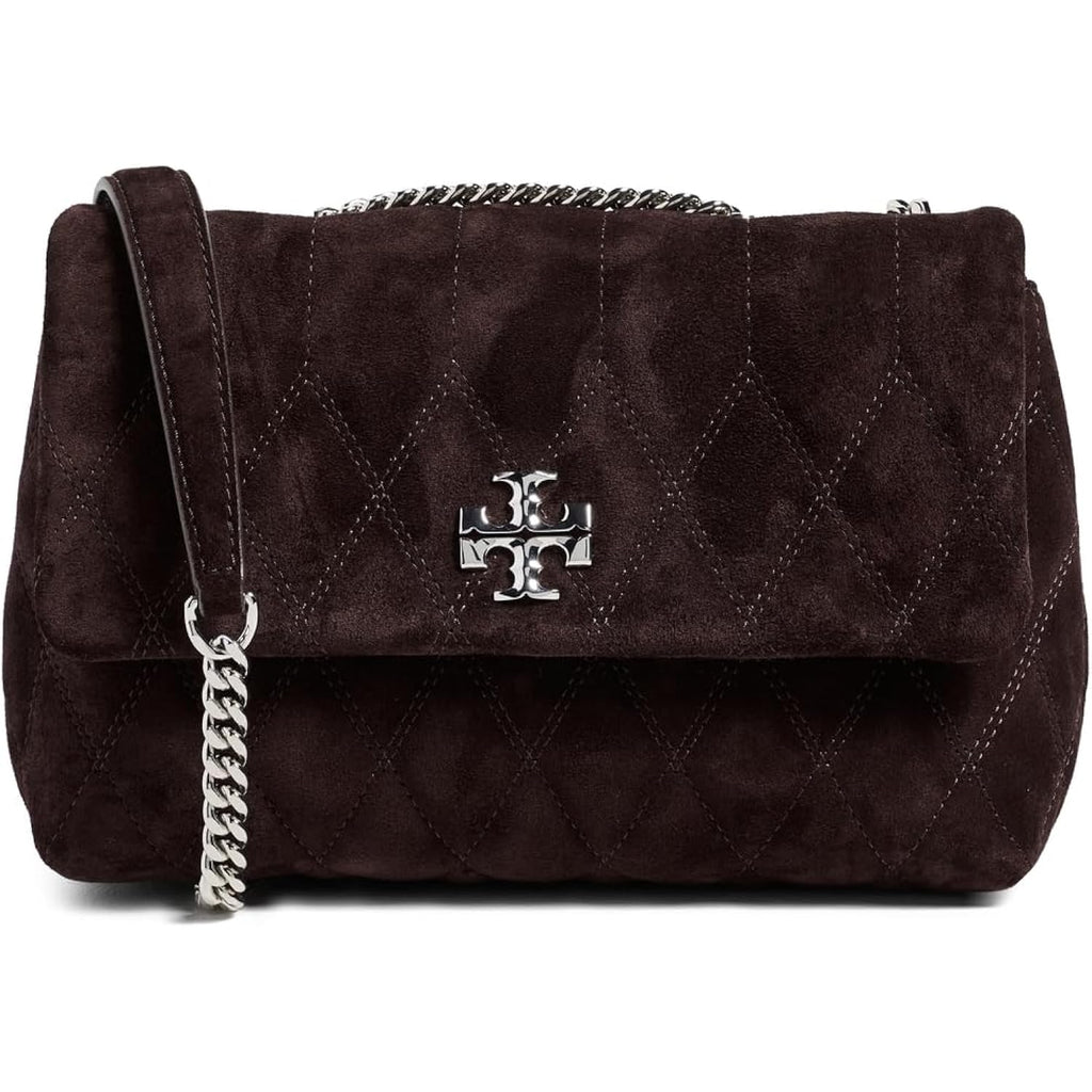 Tory Burch Women's Kira Quilt Suede Shoulder Bag