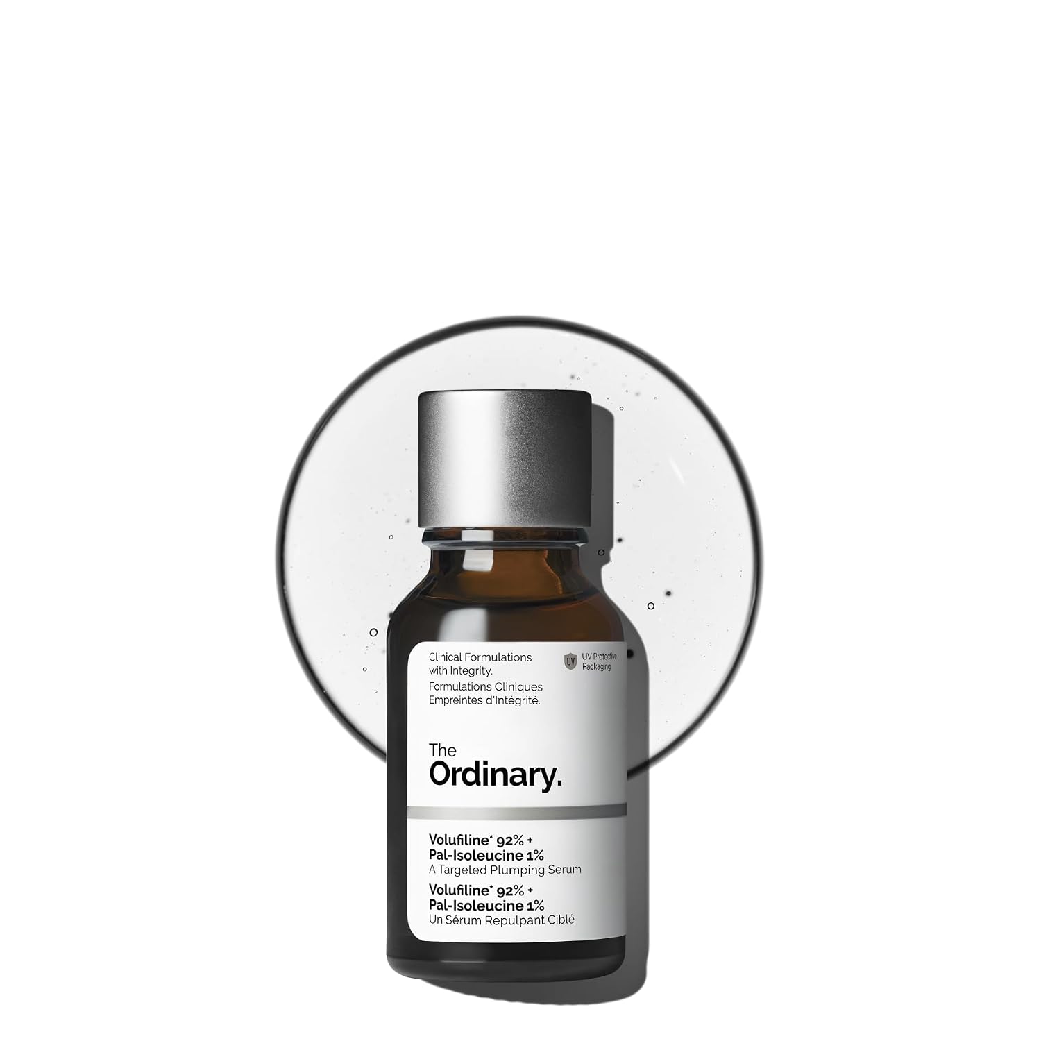 The Ordinary Volufiline 92% + Pal-Isoleucine 1% Plumping Anhydrous Serum, Facial Skincare For Loss Of Volume, 0.5 Fl Oz