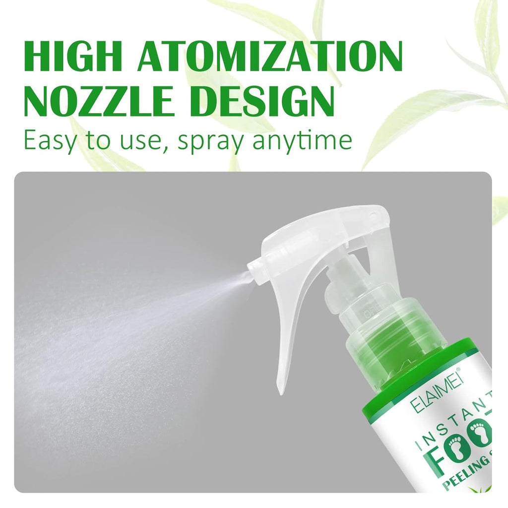 Green Tea Hydrating Foot Peel Spray - Removes Dead Skin in Seconds