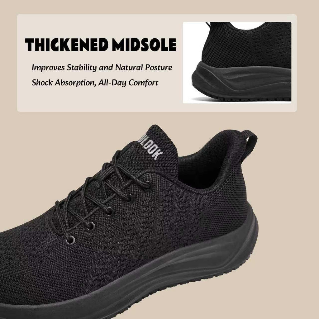 Women'S Non Slip Work Shoes Slip Resistant Nurse Sneakers With Arch Fit Support Comfortable Mesh Walking Shoes For Food Service Chef Kitchen Restaurant