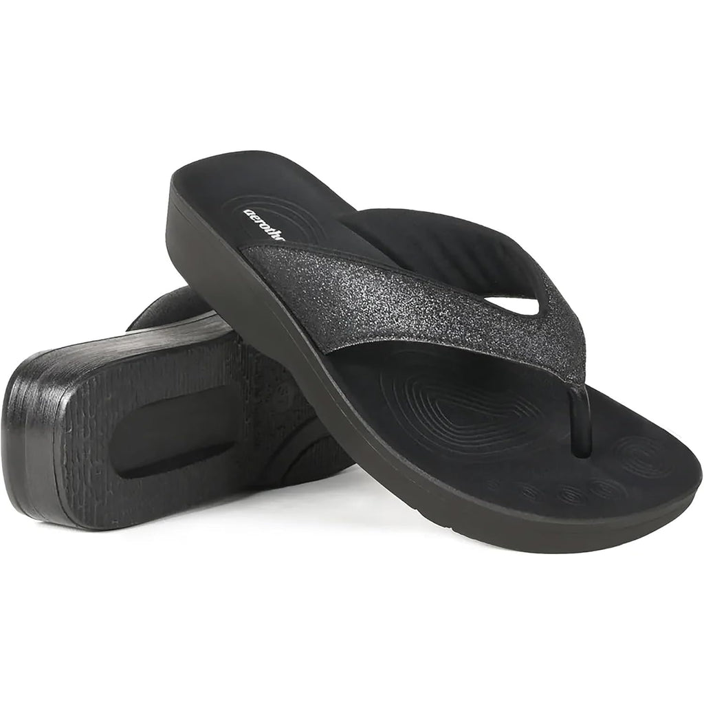 Aerothotic Comfy Arch Support Flip Flops For Women Orthopedic Slip On Sandals