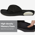 Ultraideas Women'S Popcorn Flip Flop House Slipper With Memory Foam, Gift For Women Mom