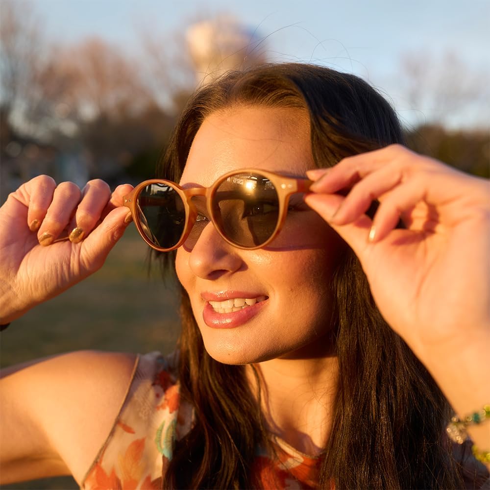 ZENOTTIC Polarized Round Sunglasses, Stylish Sunglasses for Men and Women Retro Classic, Multi-Style Selection