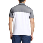 M Maelreg Golf Shirts For Men Dry Fit Performance Chest Print Color Block Moisture Wicking Casual Short Sleeve Polo Shirts