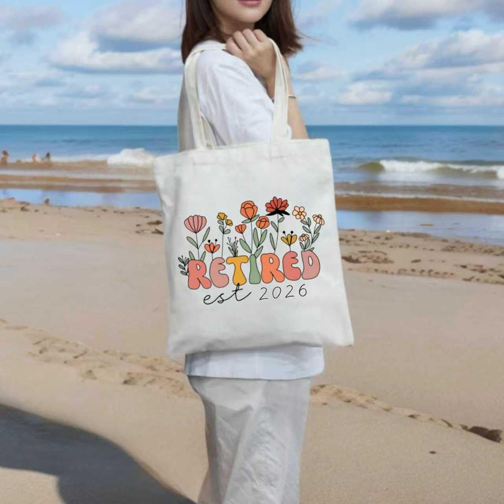 Retirement Gift For Woman 2026, Cool Retirement Gifts For Women, Canvas Tote Bag Best Gifts