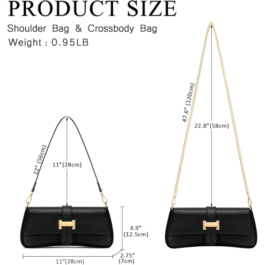 Kkxiu Shoulder Bag For Women, Small Handbag Hobo Purses, Retro Clutch Underarm Bag