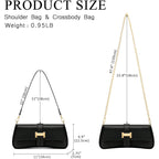Kkxiu Shoulder Bag For Women, Small Handbag Hobo Purses, Retro Clutch Underarm Bag
