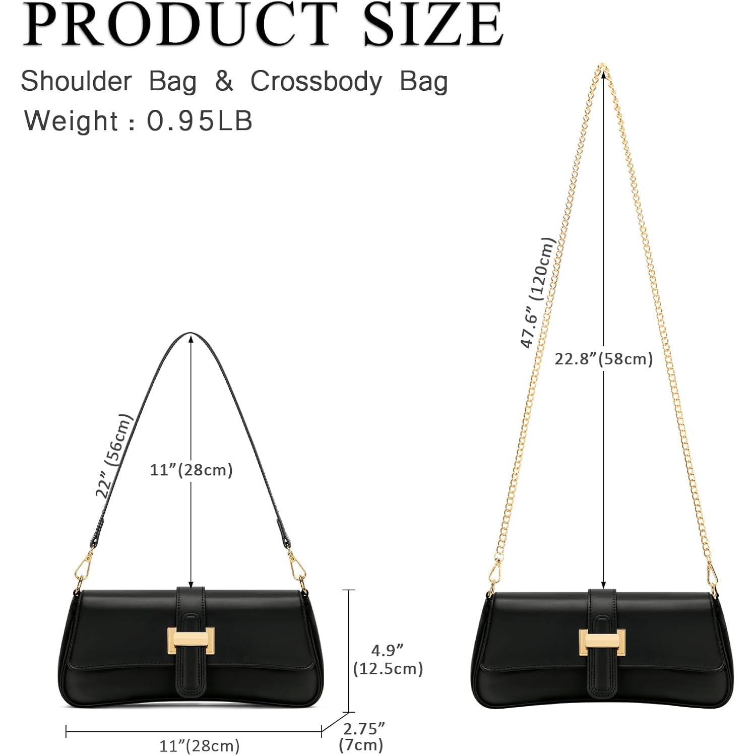 Kkxiu Shoulder Bag For Women, Small Handbag Hobo Purses, Retro Clutch Underarm Bag