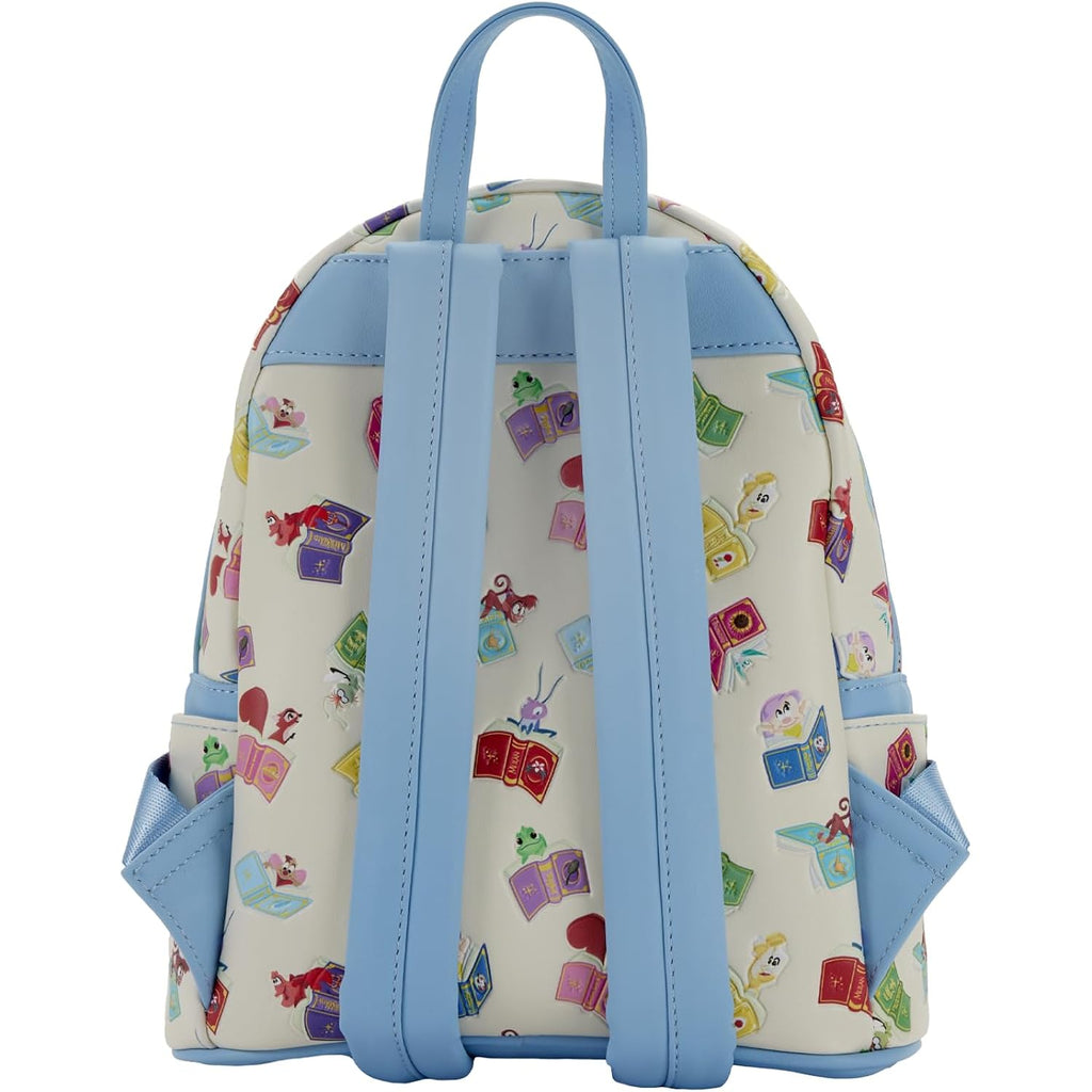 Loungefly Disney Princess Books Classics Womens Double Strap Shoulder Bag Purse, Multi, One Size, Disney Princess Books Classic Mini Backpack | Disney, Princess, Books, Classics, Double Strap, Purse