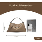 Leather Crossbody Bag For Women, Multiple Compartments For Everyday & Travel