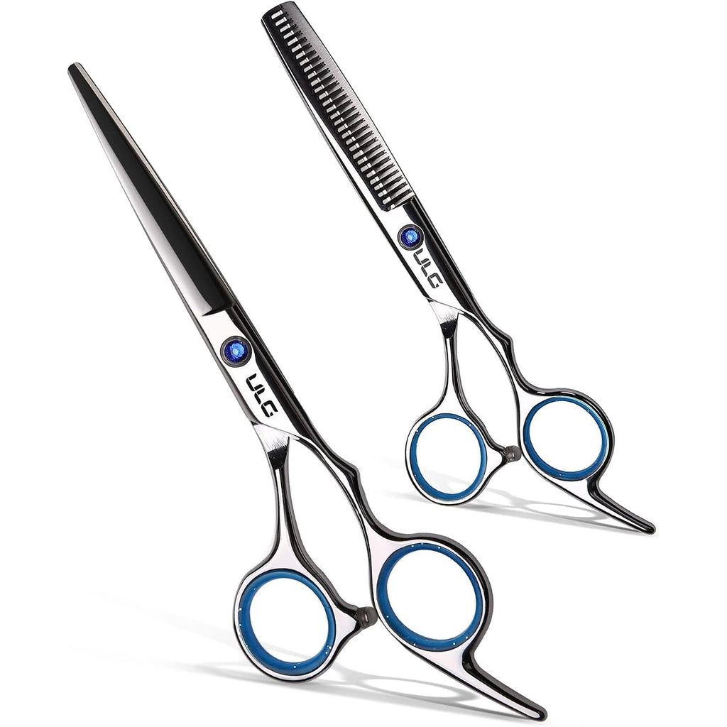 Hair Cutting Scissors Thinning Shears Kit Ulg Professional Barber Hairdressing Texturizing Salon Razor Edge Scissor Japanese Stainless Steel 6.5 Inch