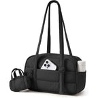 Bagsmart Purses For Women, Puffer Shoulder Bag Small Tote Handbags Lightweight