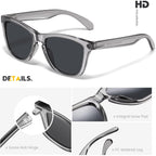Sunglasses Womens Polarized Sunglasses for Mens Womens Retro Mirror Lens for Driving Fishing UV400 Protection