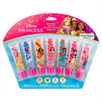 Townley Girl Disney Princess 7 Piece Swirl Lip Gloss, Girls Kids Party Favors, Lip Set for Girls, Perfect for Birthday Gifts, Plant Based, Ages 3
