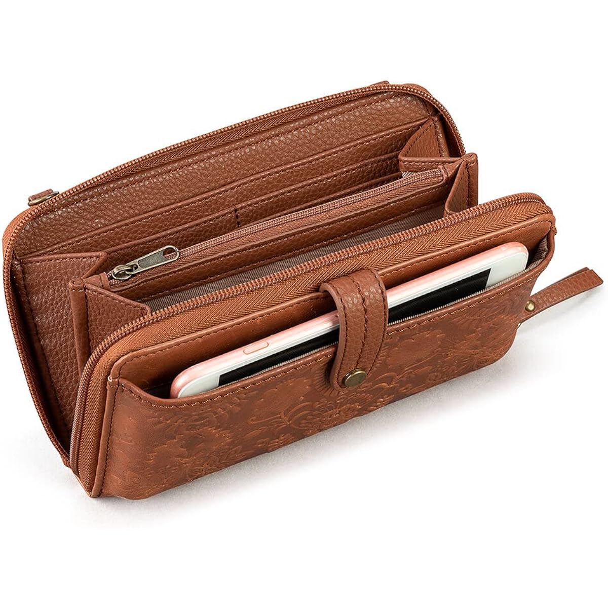 The Sak Iris Smartphone Crossbody Purse - Small Women's Cellphone Bag & Wallet For Everyday- Convertible Wristlet With Zipper