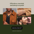 KEZEF 18K Gold Plated 925 Sterling Silver Box Chain Necklace for Women, 1mm Thin & Sturdy Italian Chain Necklace, Rose Gold & Silver Available, 15/16/18/20/22/24/30 Inch