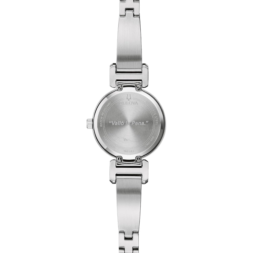 Bulova Marc Anthony Ladies Modern Diamond Stainless Steel Bangle Bracelet Watch