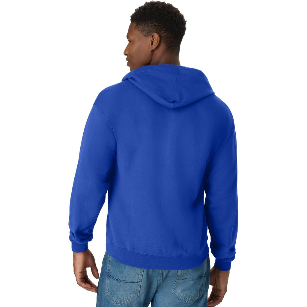 Hanes Men'S Zip-Up Hoodie, Ecosmart Fleece Full-Zip Hoodie For Men, Hooded Sweatshirt