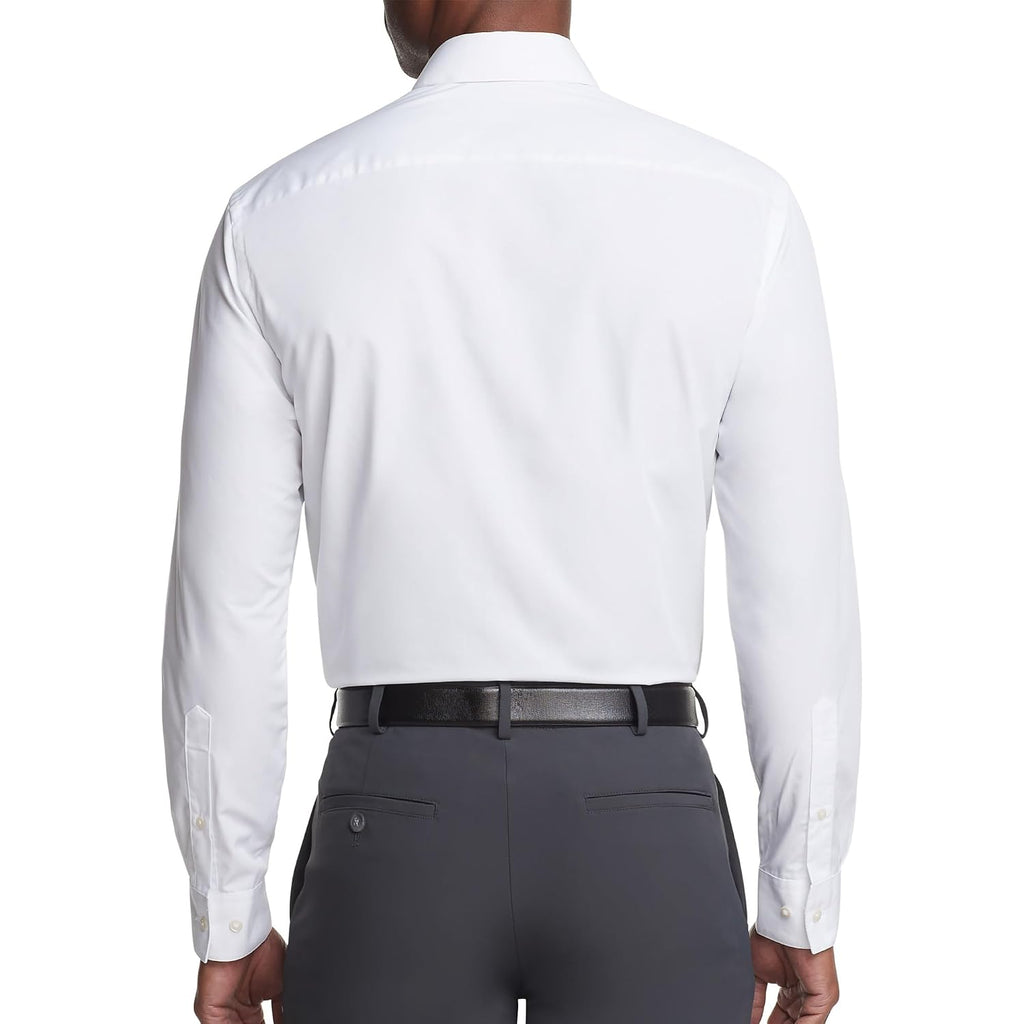 Van Heusen Mens Dress Shirt Regular Fit Poplin Solid