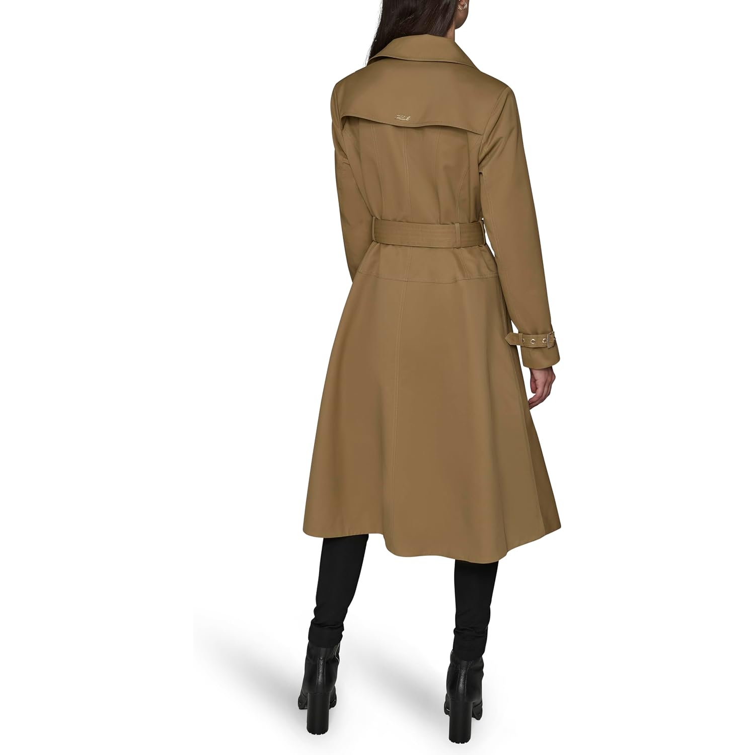 Karl Lagerfeld Women'S Flared Trench Coat