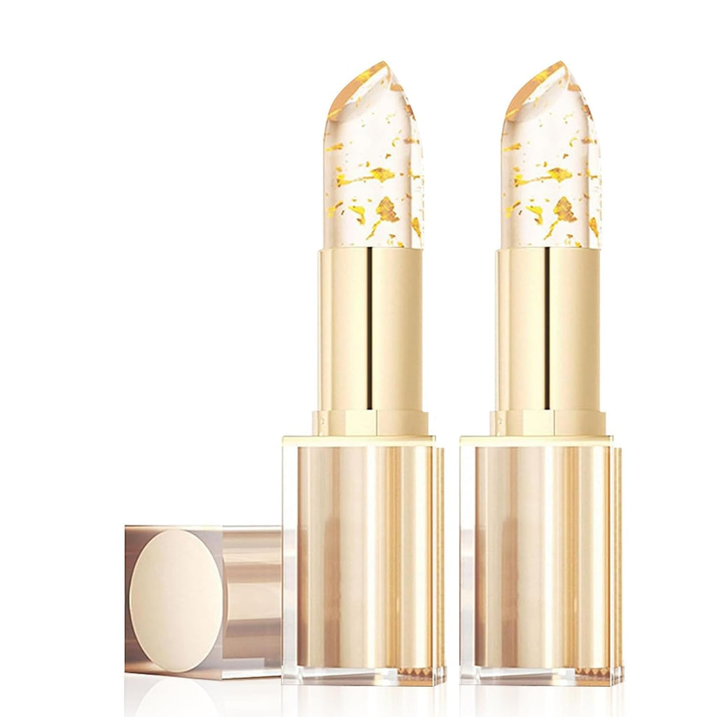 Color Changing Lipstick for Older Women, pH Adjusting Clear Lip Gloss, Transfer-Proof, Long-Lasting Hydration, 8+ Hours, 2 Pieces