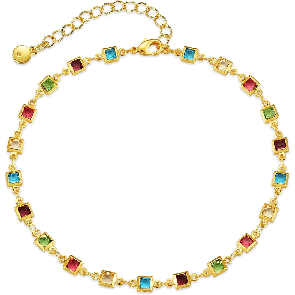 Yumikoo 18k Gold Plated Anklet Ankle Bracelets for Women